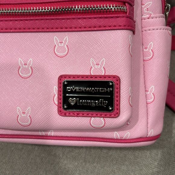 Rare Deadstock Loungefly Overwatch D.Va DVA Pink Mini Backpack main image 5